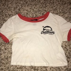 California Republic crop top